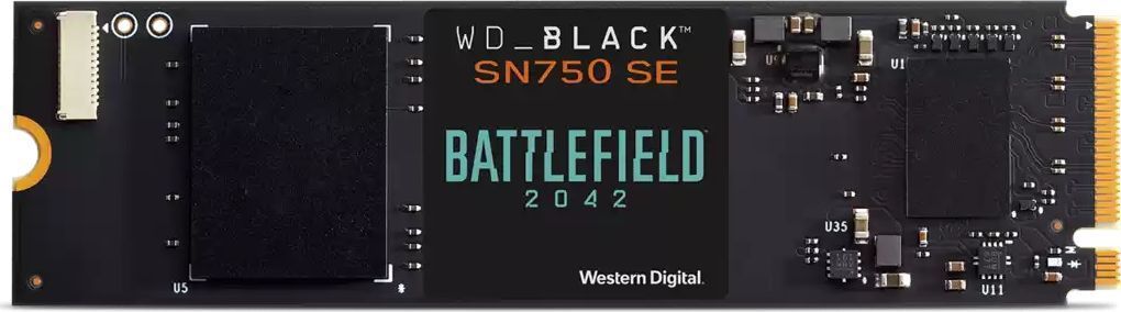 Dysk SSD SanDisk Black SN750 SE Battlefield 2042 1TB M.2 2280 PCI-E x4 Gen4 NVMe (WDBB9J0010BNC-WRSN)