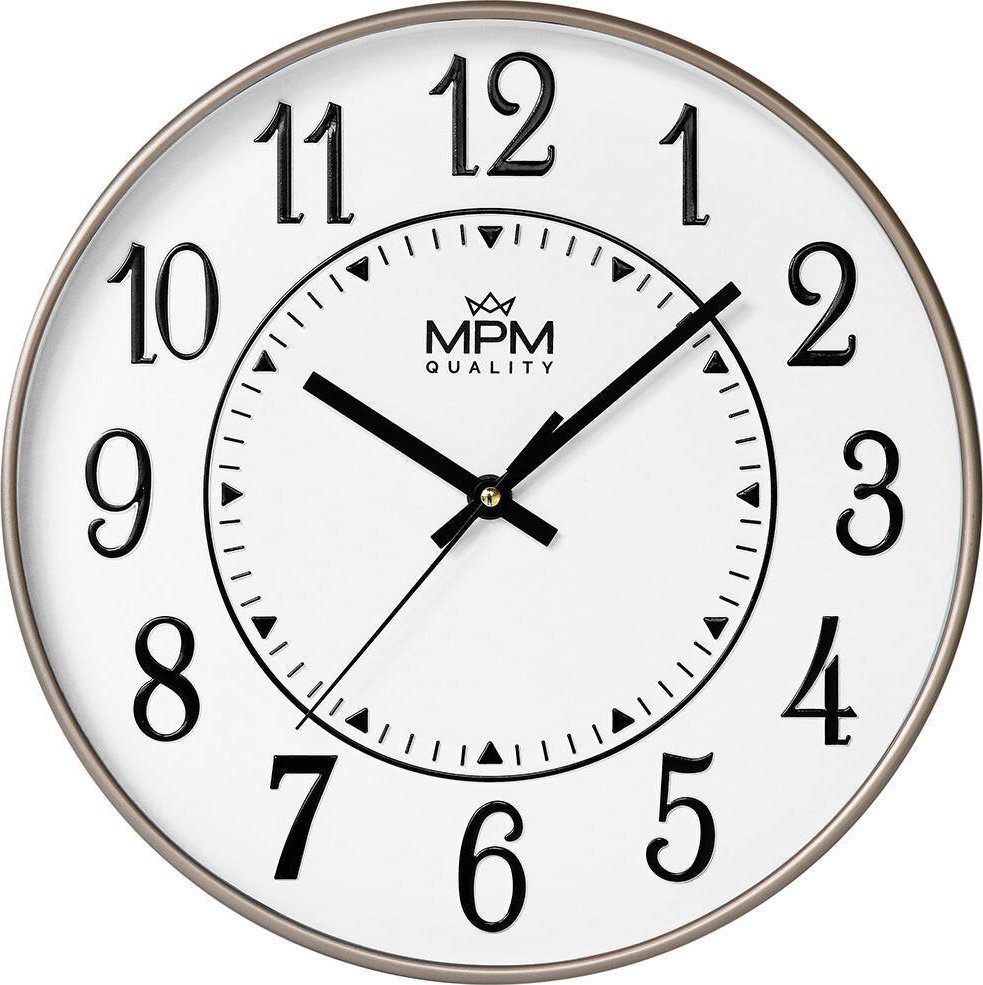 MPM Zegar ścienny MPM E01.4369.23 30 cm czytelny cichy