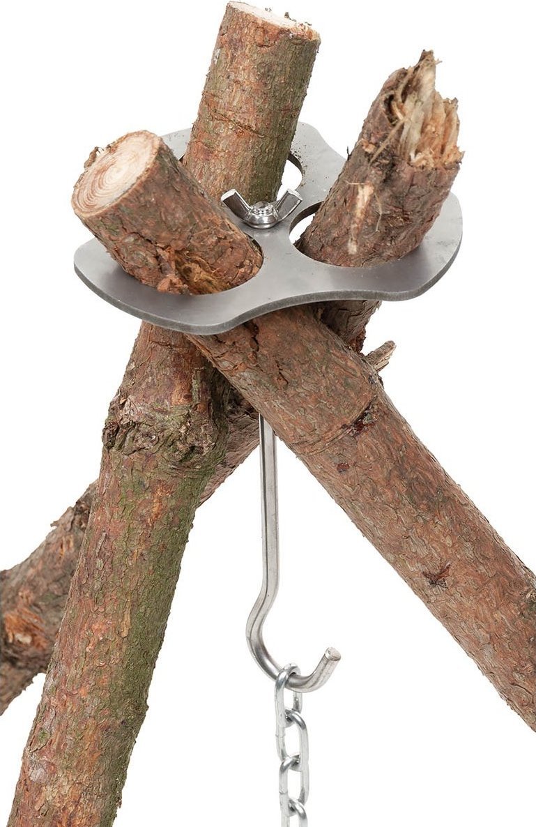 MFH SKŁADANA PRZYSTAWKA-TRÓJNÓG NA OGNISKO