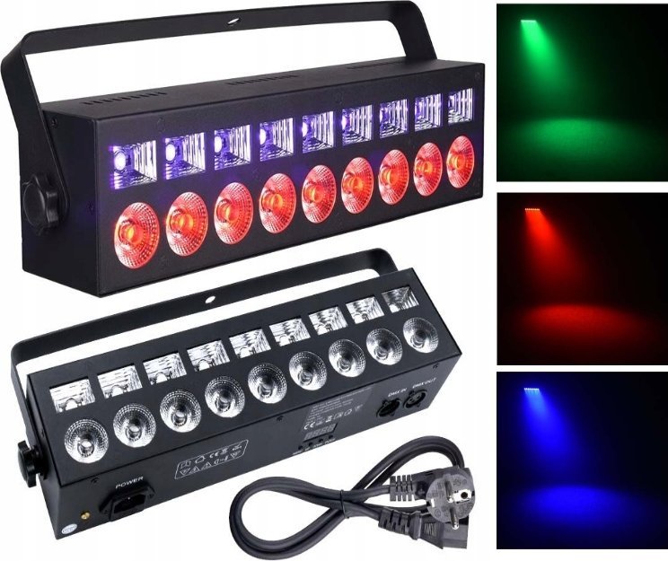 Naświetlacz LIGHT4ME LIGHT4ME BATTEN MIX RGBW+UV wall washer LED BAR stroboskop
