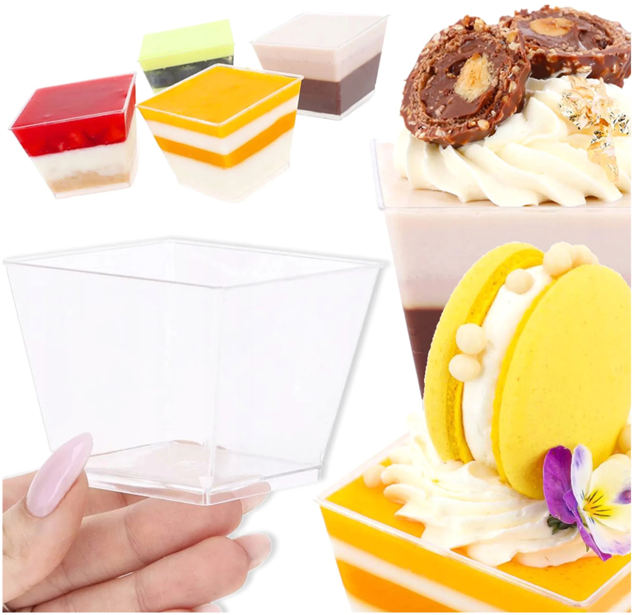 Pojemniki Plastikowe 50szt 120ml