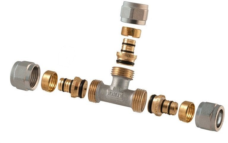 DEMOUNTABLE THREADED TEE 1445 16X16X16