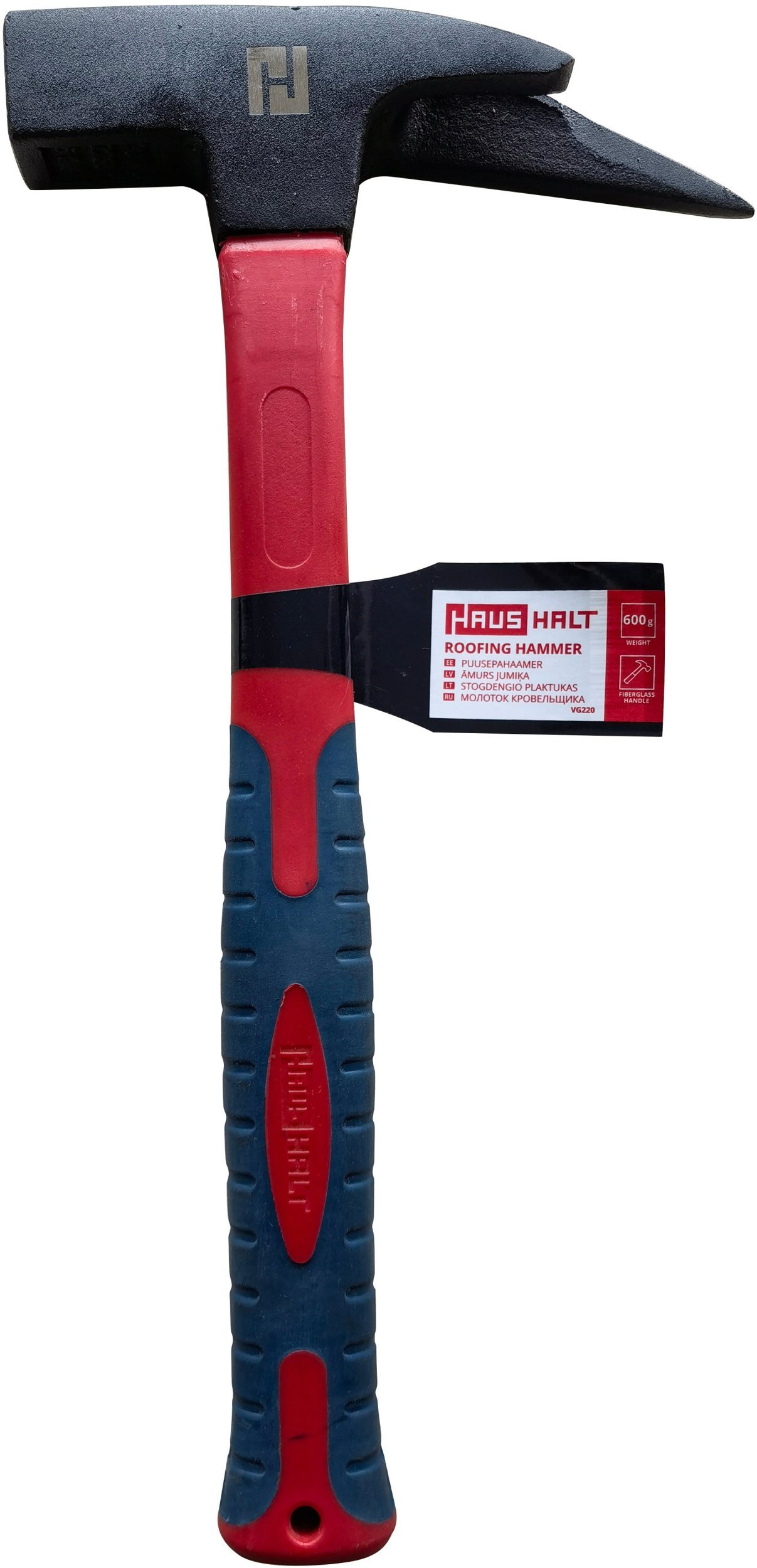 ROOFING HAMMER 600G FIBERGLASS HANDLE