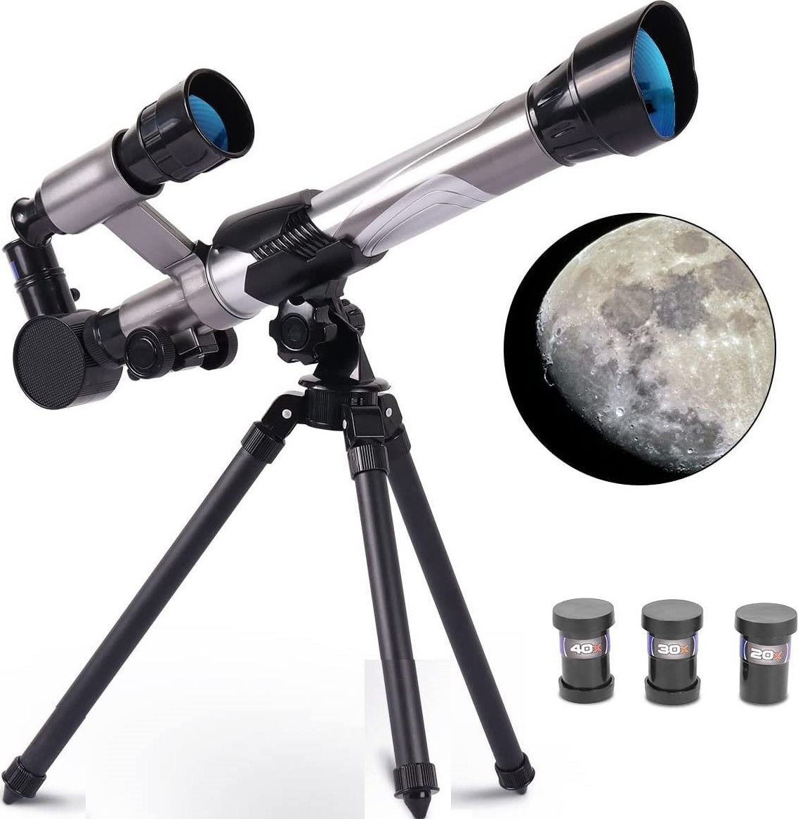 Luneta Luneta teleskop na statywie okular 20x 30x 40x
