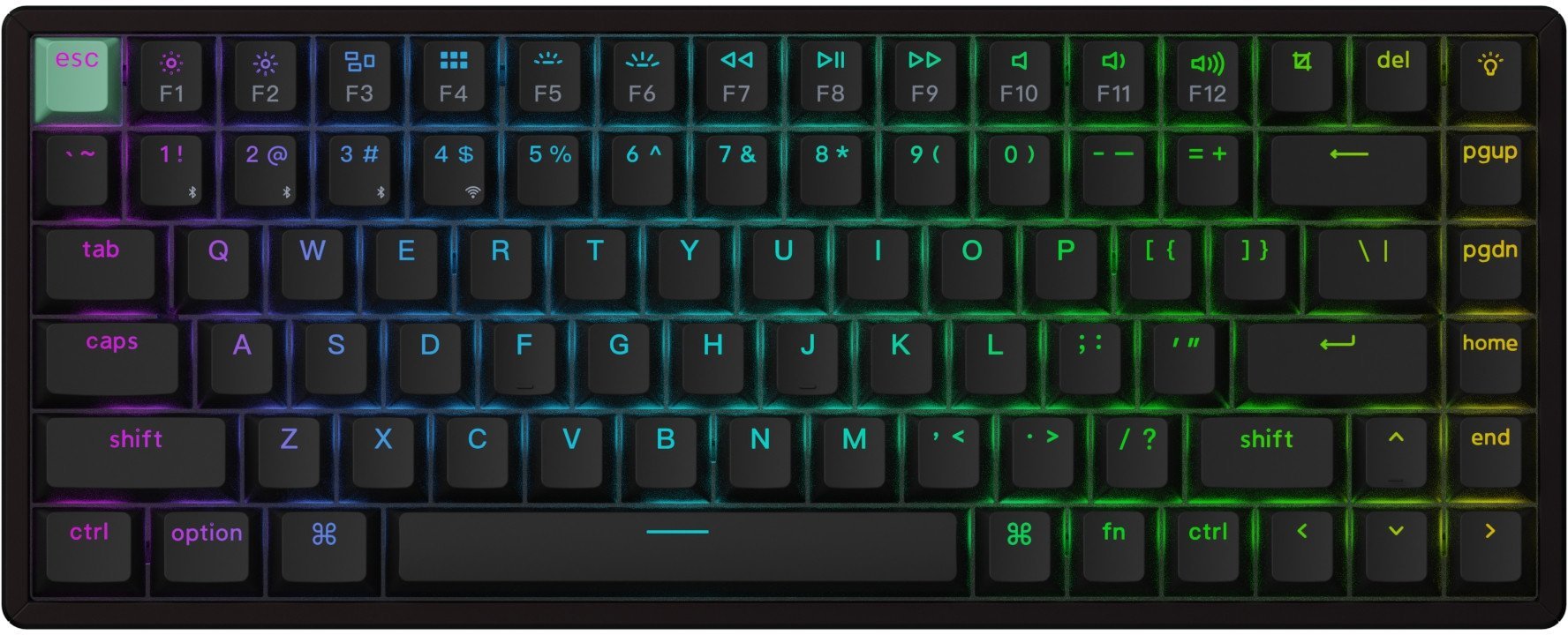 Klawiatura Keychron K2 HE Standard Version Gateron Double-Rail Magnetic Nebula (K2H-J1)