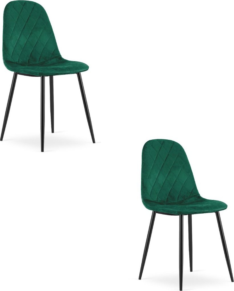 Leobert Krzesło ASTI - ciemna zieleń aksamit x 2