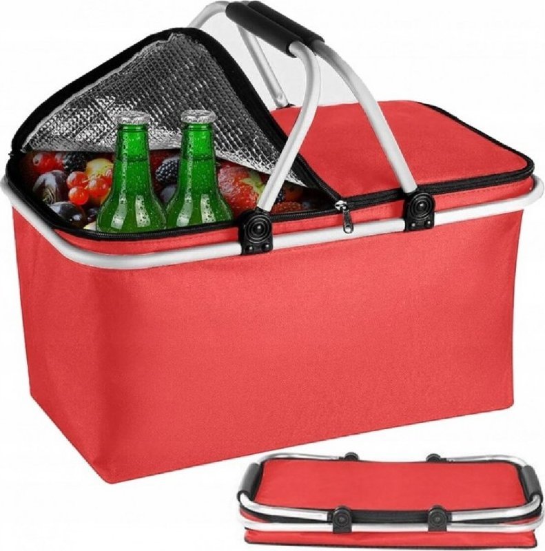 PrzydaSie Kosz Koszyk Piknikowy Składany Termiczny Na Zakupy