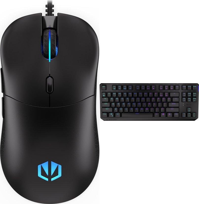 Mysz Endorfy Mysz Endorfy GEM Plus (EY6A005) + Klawiatura Thock TKL Wireless Red Kailh Red Box (EY5A080)