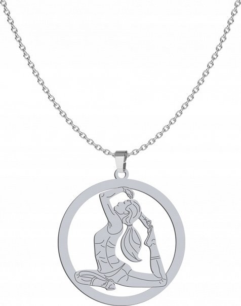 Radziszewska Jewellery Naszyjnik Srebrny Joga 925 Prezent GRAWER DEDYKACJA GRATIS