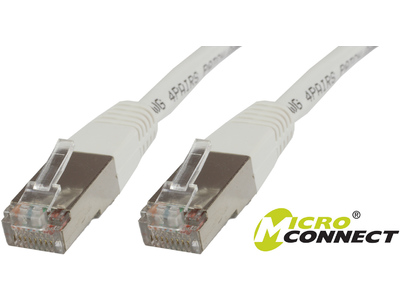 MicroConnect S/FTP CAT6 0.25m White LSZH - SSTP60025W