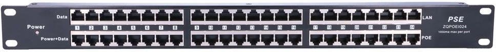 ExtraLink Patch panel 19" 24x RJ45 PoE Injerctor (EX.2015)