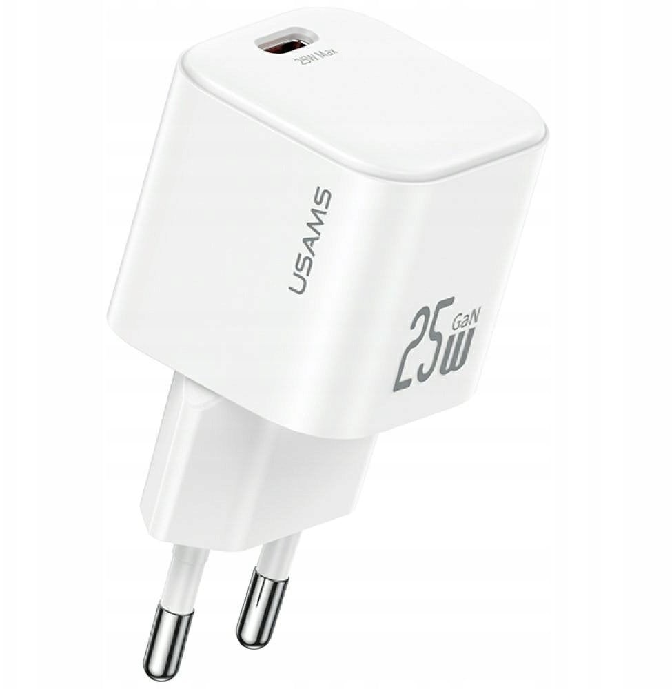 Ładowarka Usams Ładowarka sieciowa JC Series CC289 25W GaN Mini Fast Charger USB-C white