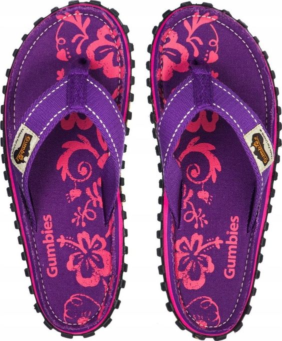 Gumbies Japonki damskie Islander canvas flip-flop fioletowe r. 36