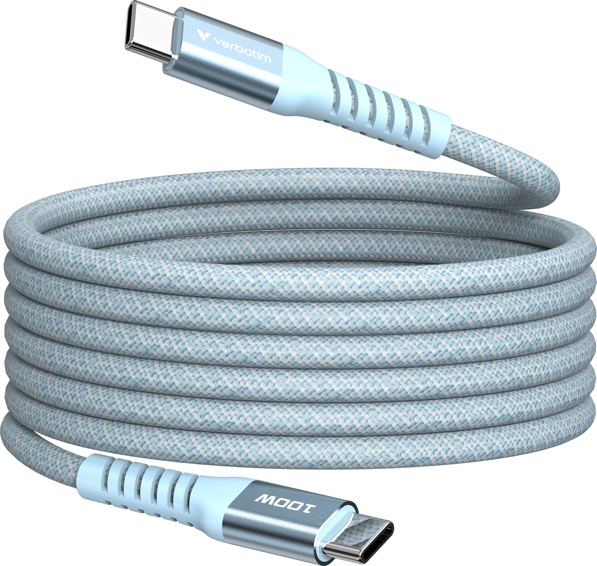 Kabel USB Verbatim USB-C - USB-C 1.2 m Niebieski (31856)
