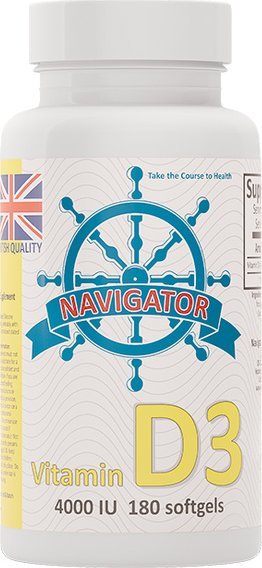 NAVIGATOR Witamina D3 4000 IU 180 kapsułek