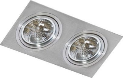 Azzardo Wpust wpuszczany kwadratowy aluminiowy AZzardo SIRO 2 AZ0770