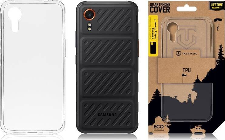 Tactical TPU Cover for Samsung Galaxy Xcover 7 Transparent standard