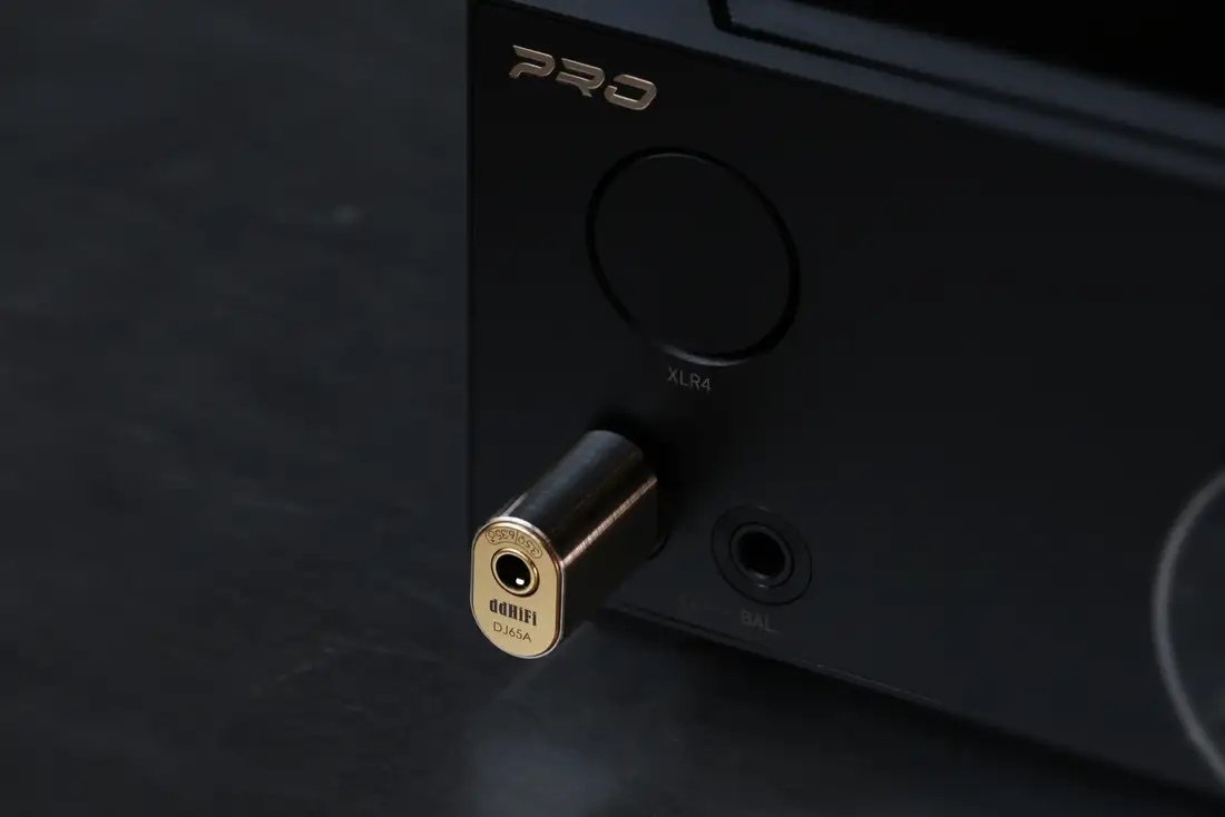 Przejściówka/adapter z mały na duży jack ddHiFi DJ65 Wersja: B (4,4 mm na 6,3 mm)