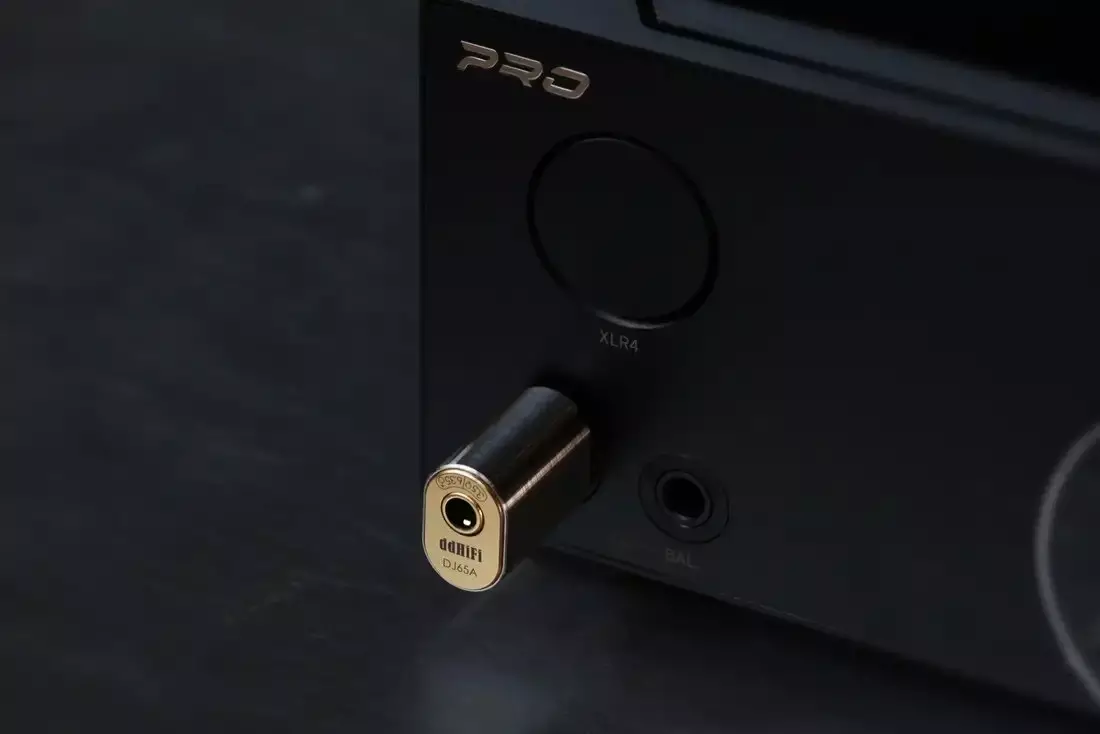 Przejściówka/adapter z mały na duży jack ddHiFi DJ65 Wersja: B (4,4 mm na 6,3 mm)