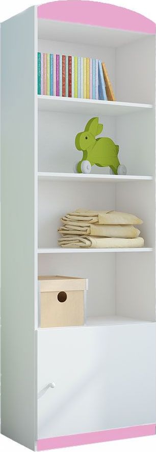 Elior Regał dla dziewczynki Happy 7X - różowy