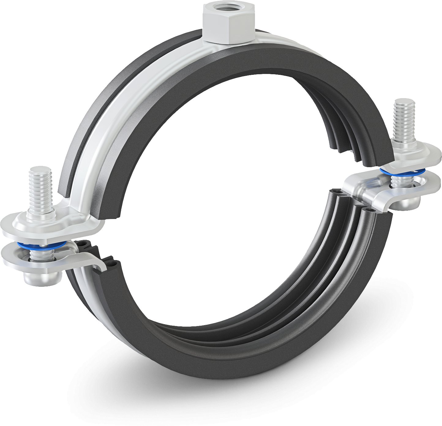 Obejma pojedyncza HOBBY HUPG z okładziną 5 (133-140MM) KPL M8