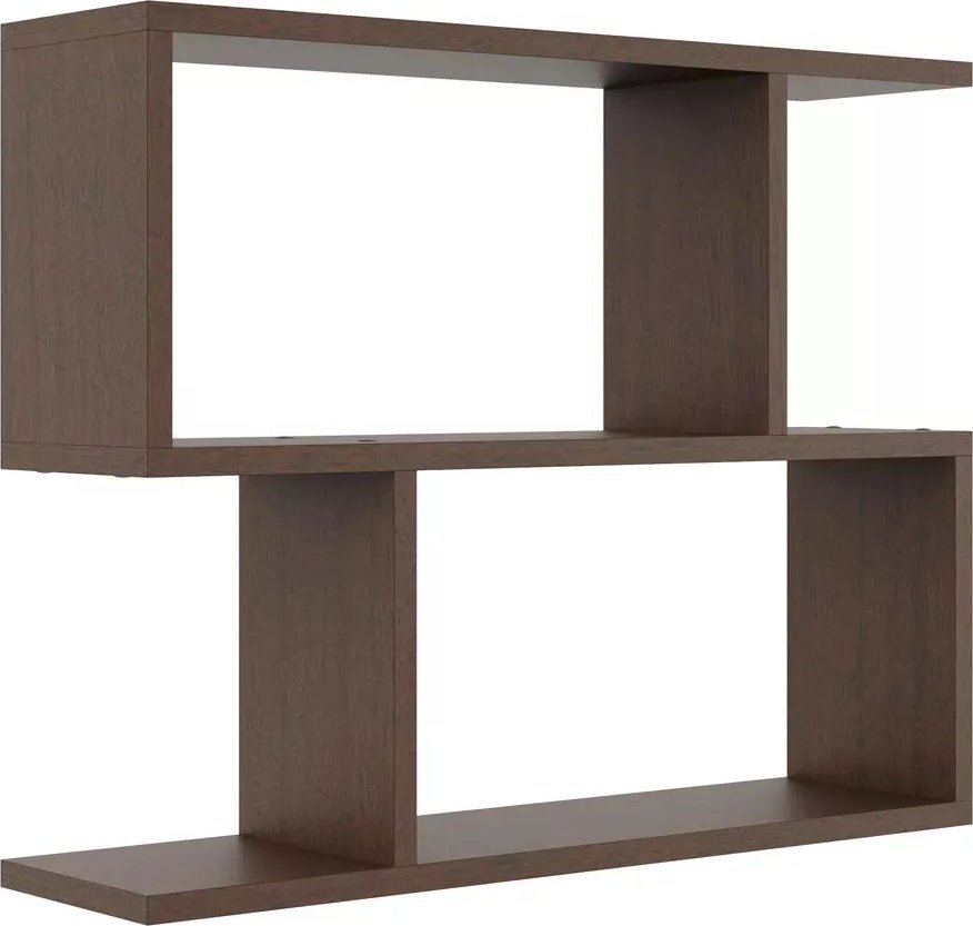 Elior Minimalistyczna półka wisząca w kolorze wenge - Artiso