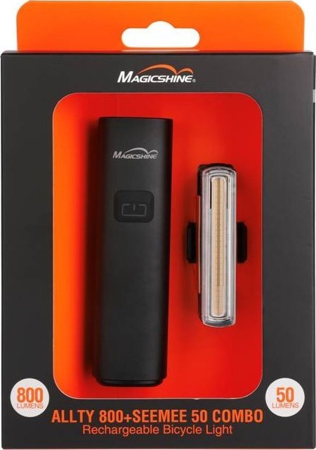 MAGICSHINE Zestaw Lampka przednia ALLTY 800 + Lampka tylna SEEMEE 50 (NEW)