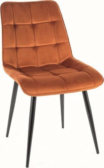 Signal Krzesło CHIC VELVET cynamon SIGNAL