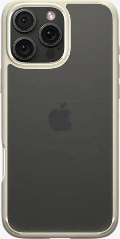 Spigen Spigen Crystal Hybrid, mute beige - iPhone 6.9" 2024