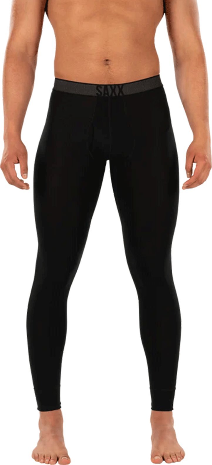 SAXX Męskie termoaktywne leginsy z długą nogawką SAXX ROAST MASTER Tight - czarne S