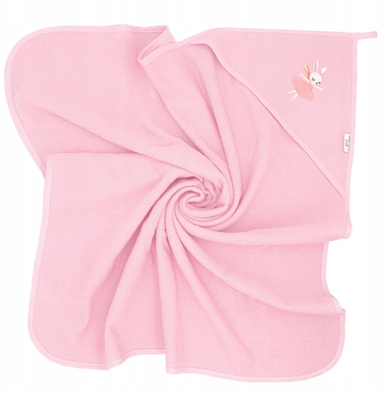 2278 OKRYCIE KĄPIELOWE 100X100 KRÓLICZEK RÓŻOWY BL227