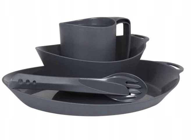 Ellipse 4-Piece Set - KFS / Bowl / Plate / Mug, Graphite