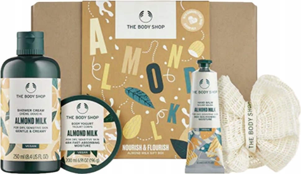 The Body Shop mleko migdałowego pielęgnacji ciała zestaw prezentowy