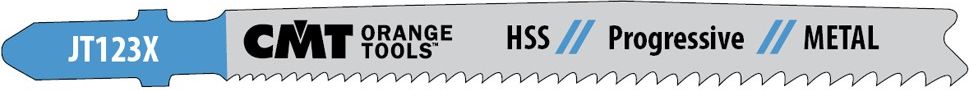 CMT Brzeszczoty do metalu 5szt. do wyrzynarek 100mm - JT123X-5