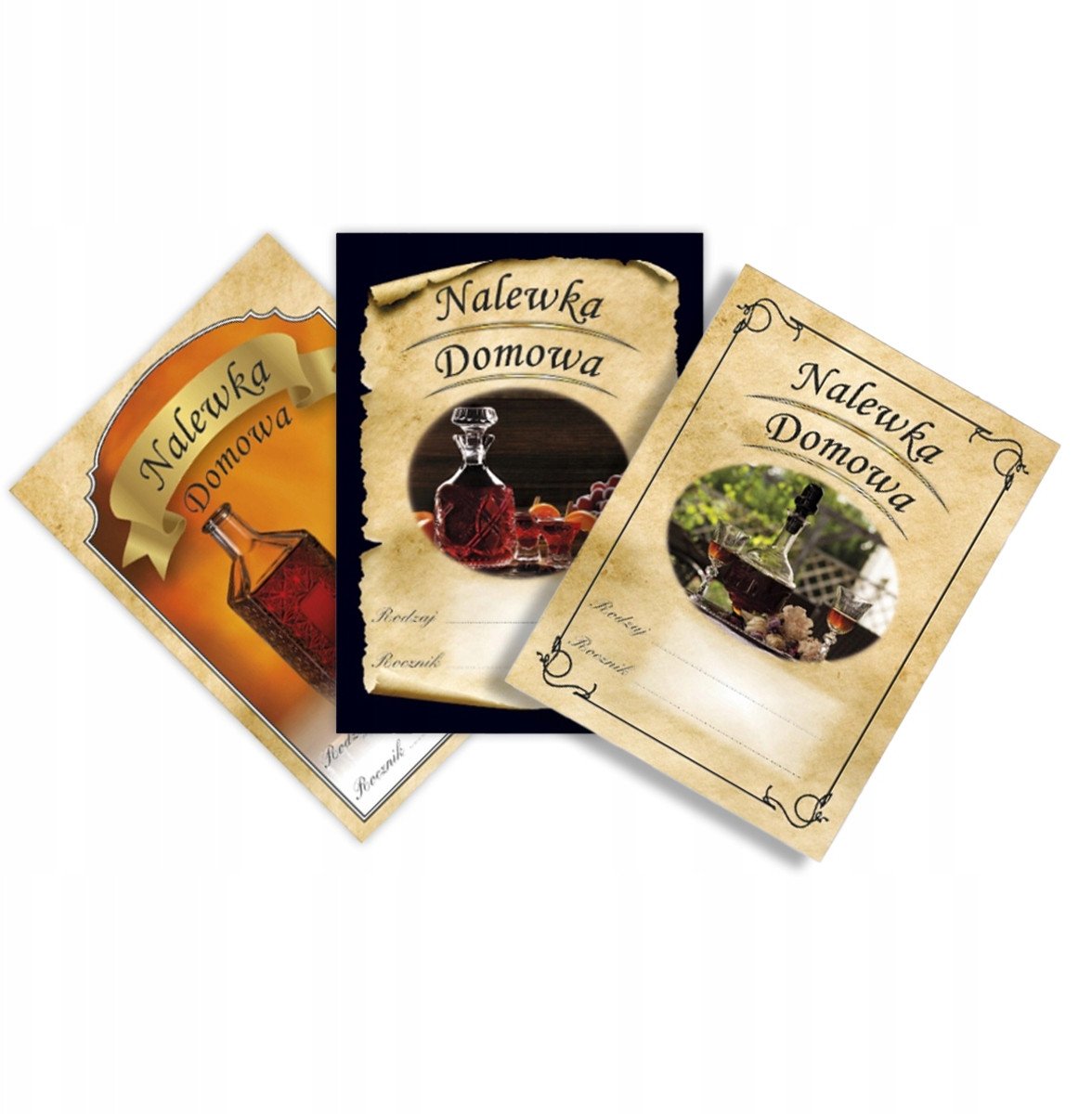 ETYKIETA NAKLEJKA NALEWKA NALEWKI DOMOWE 10X GUSTOWNA NALEWKA