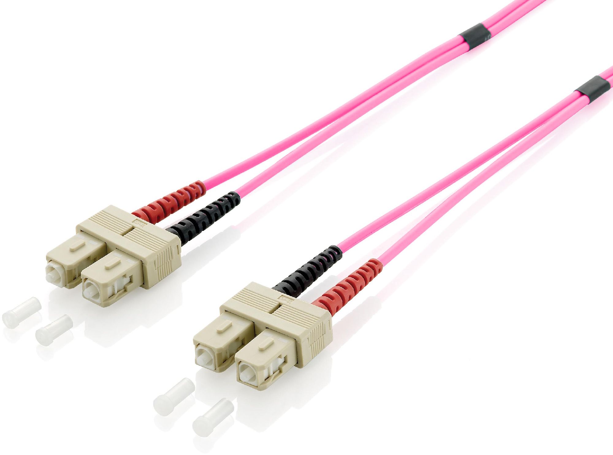 Equip Patchcord światłowodowy SC - SC Multimode Duplex OM4, 0.5m (255529)