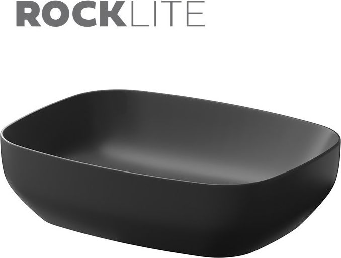 Umywalka Cersanit K677-013 Umywalka Nablatowa Larga Prostokątna Antracyt Mat (50X38) BOX// CE.KRLA.U-NABL.LARGA-PROST-ANT () - CE.KRLA.U-NABL-PROST-AN
