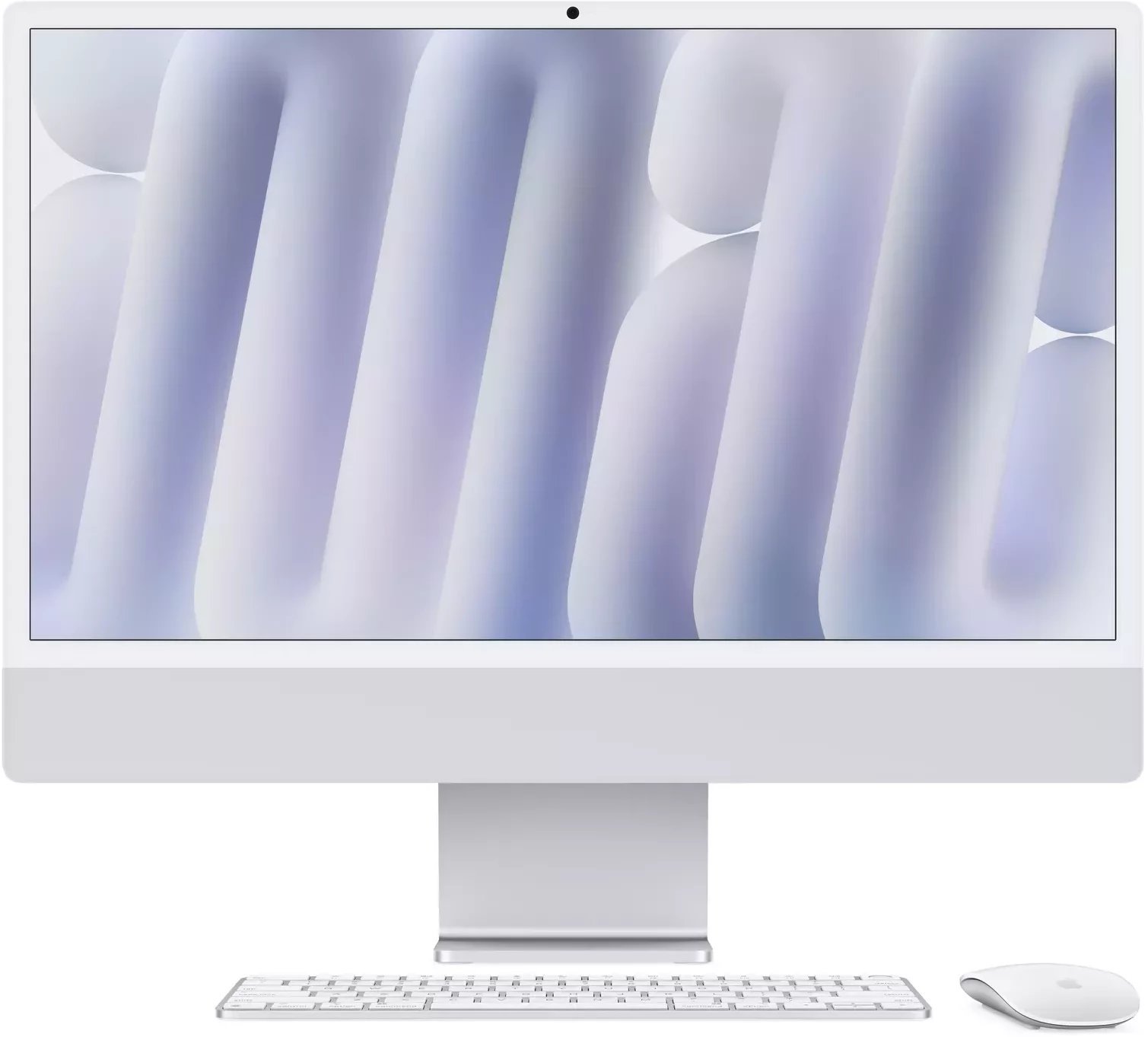 APPLE iMac Z1EJ 59,62cm 23,5Zoll Standardglas M4 10C CPU/10C GPU/16C N.E. 16GB 1TB SSD Gbit Eth MM NumKey TID DE Silber