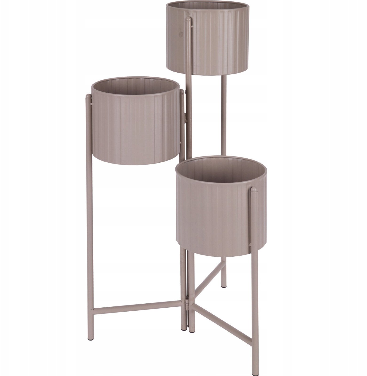 Kwietnik loftowy na 3 doniczki VIKO, metalowy