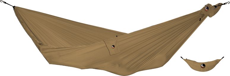 Ticket To The Moon Hamak jednoosobowy Compact Hammock Brown 320x155cm (TMC08)