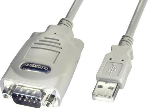 Kabel USB Lindy USB-A - RS-422 1 m Biały (42844)