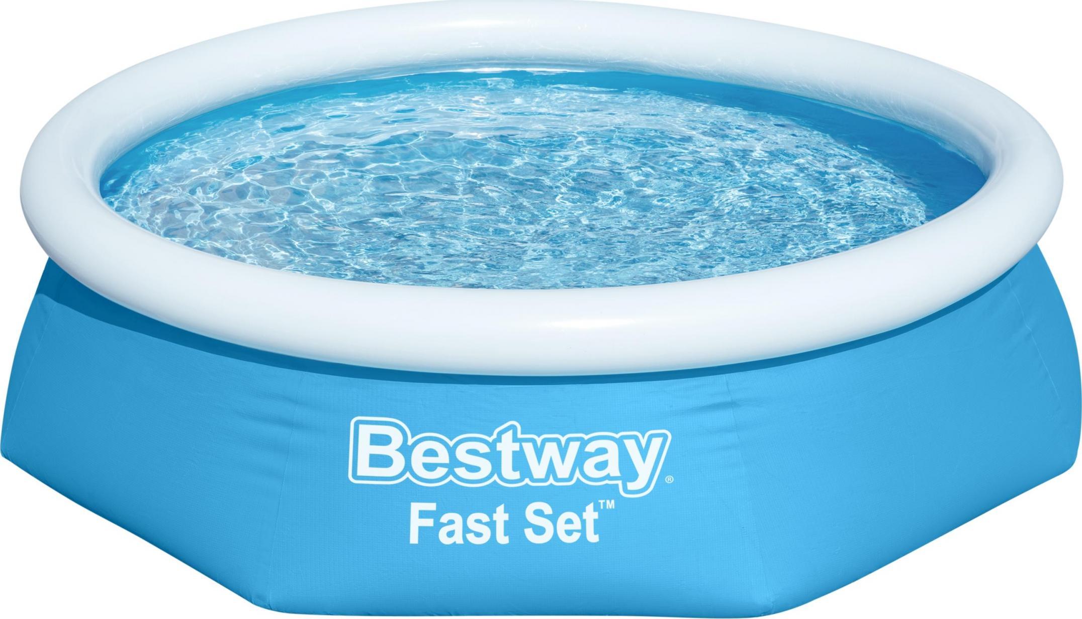 Bestway Bestway 57450 Basen rozporowy Fast Set z pompą filtracyjną 2.44m x 61cm