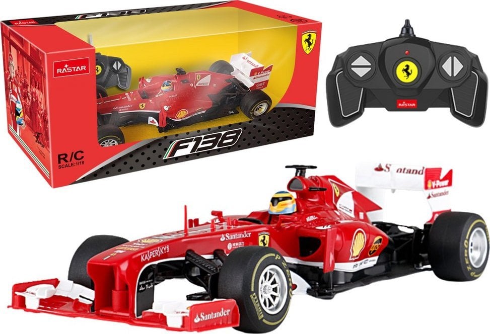Rastar Auto RC 1:18 Rastar Bolid Ferrari F1 Czerwony