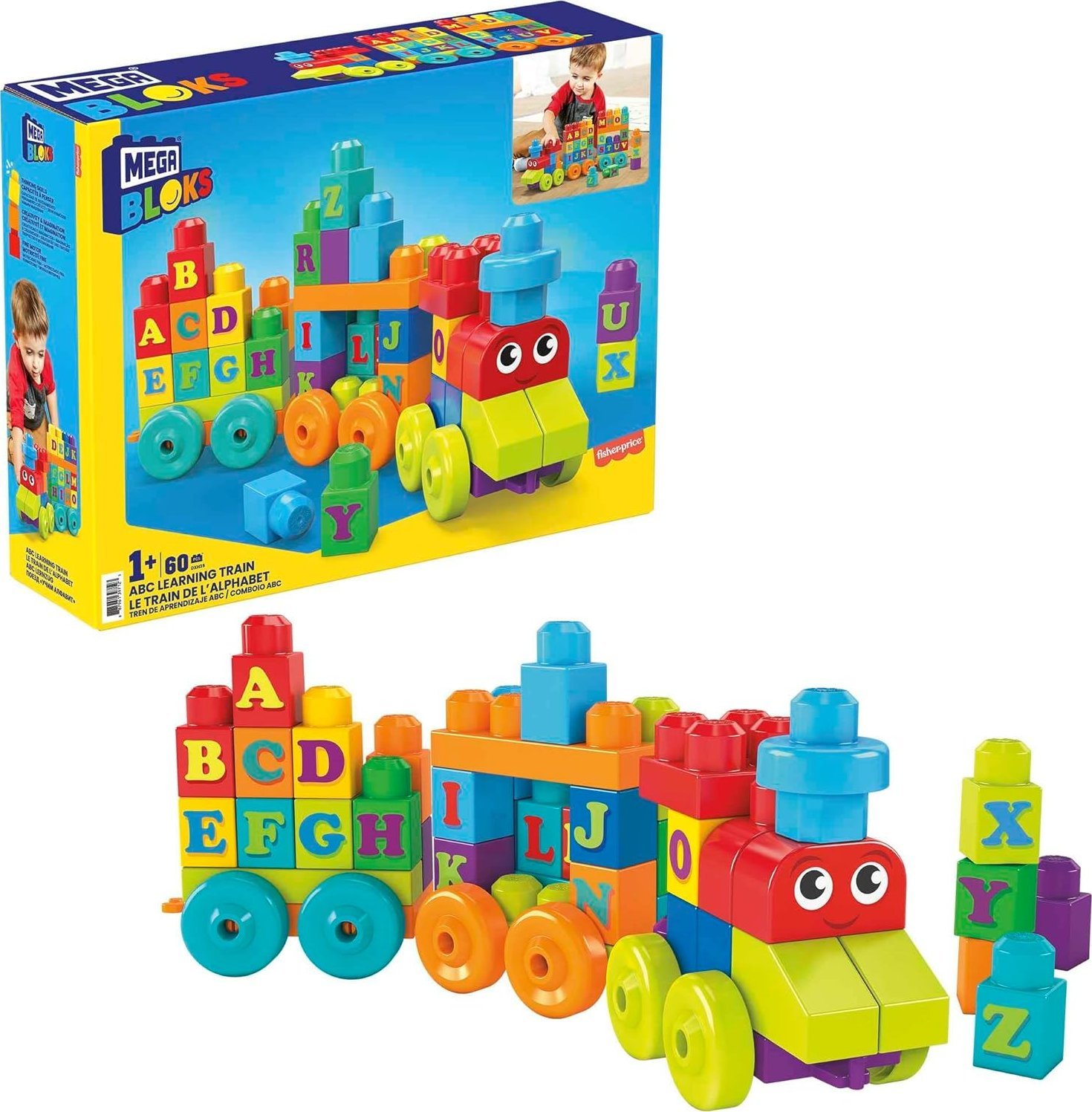 Fisher Price Fisher Price Mega Bloks Zabawka budowlana ABC Kloc