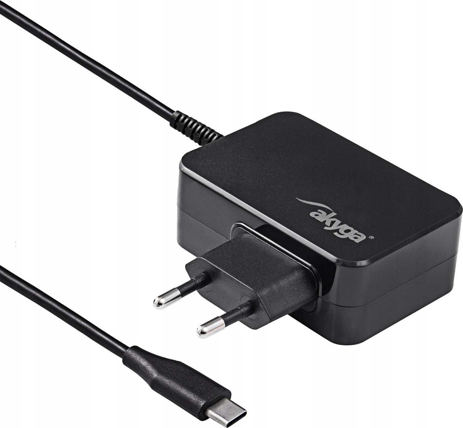 Zasilacz do laptopa Akyga Zasilacz do notebooka Akyga AK-ND-82 5-20V / 3-4.5A 90W USB type C 1.8m GaN