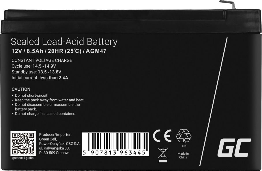 Green Cell Akumulator 12V/8.5Ah (AGM47)
