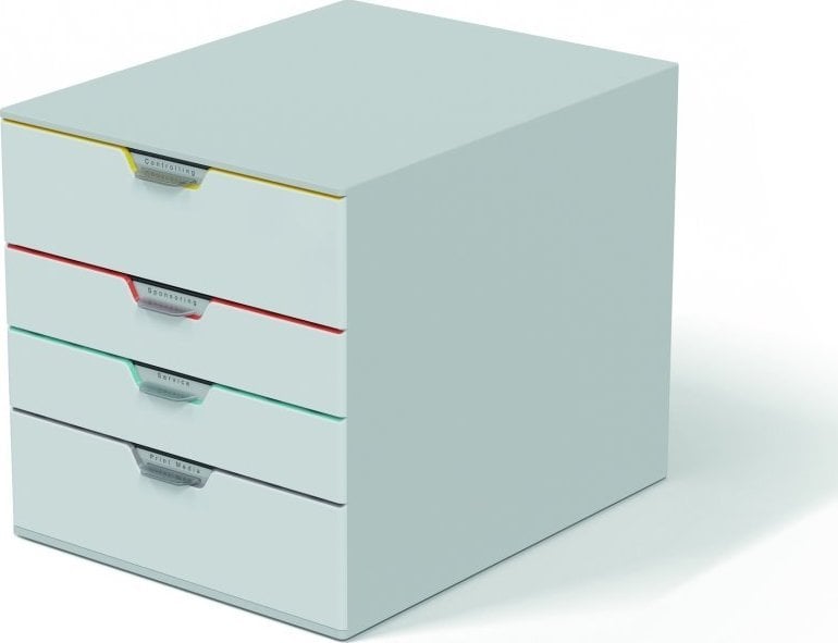 Durable Schubladenbox VARICOLOR Mix 4 Fächer mehrfb