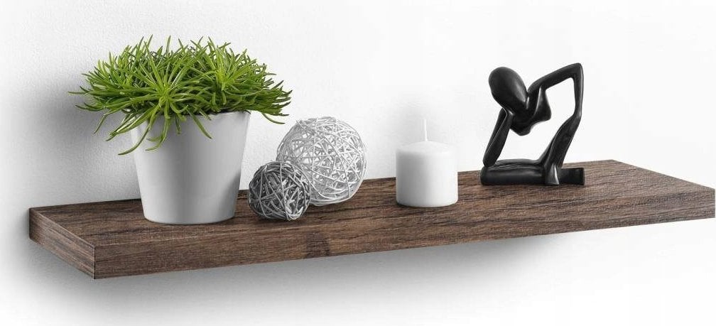 Homea Półka wisząca na ścianę z MDF, dł. 75 cm