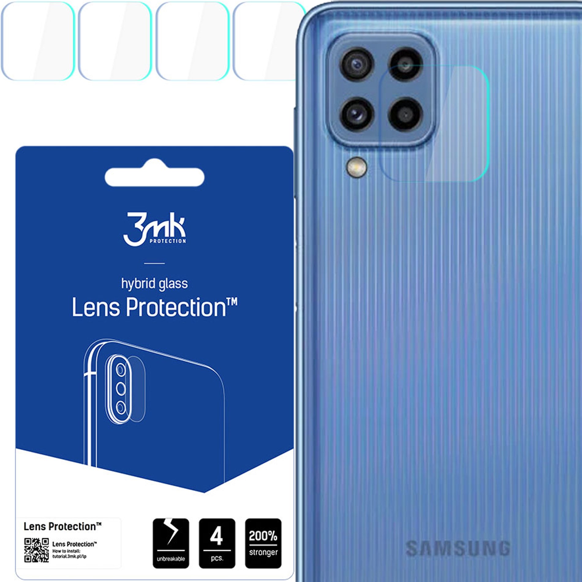 SAMSUNG GALAXY M32 5G - 3MK LENS PROTECTION
