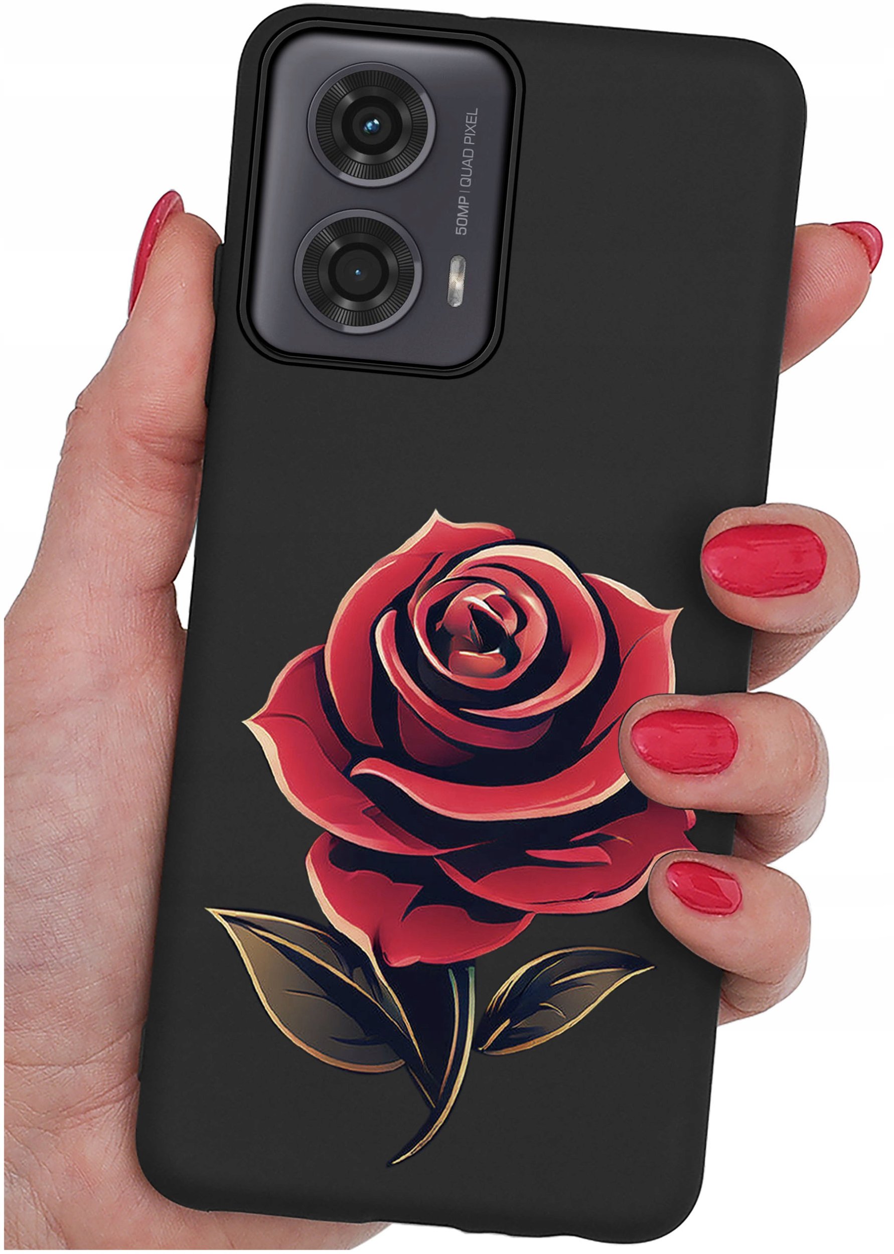 Etui do Motorola Moto G24 |G24 POWER |G04 |E14 WZORY |SILIKONOWE MATT SZKŁO